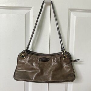 Y2K The Trend Shoulder Bag Baguette Womens Brown Leather